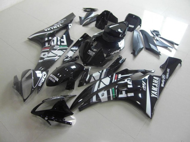 2006-2007 Black Fiat YZF R6 Motorcycle Fairings