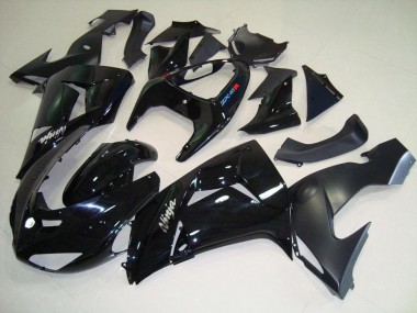 2006-2007 Black Matte Black ZX10R Motorcycle Fairings