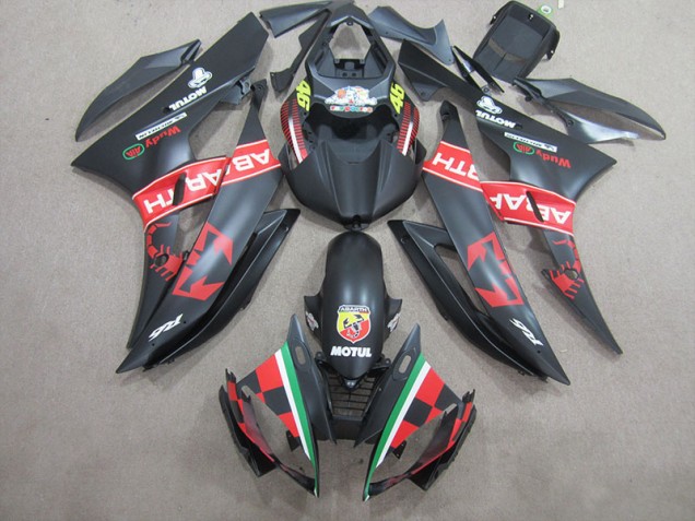 2006-2007 Black Motul 46 YZF R6 Motorcycle Fairings