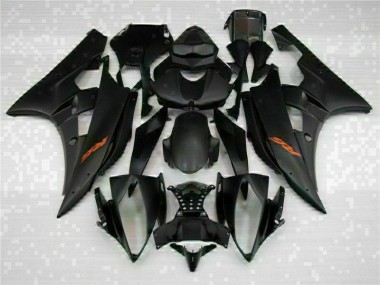 2006-2007 Black YZF R6 Aftermarket Motorcycle Fairing