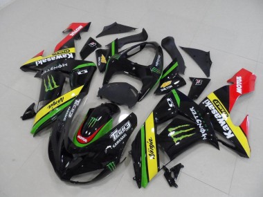 2006-2007 Black Yellow Monster ZX10R Motorcycle Fairings