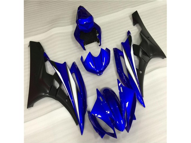 2006-2007 Blue Black YZF R6 Full Motorcycle Fairing Kits