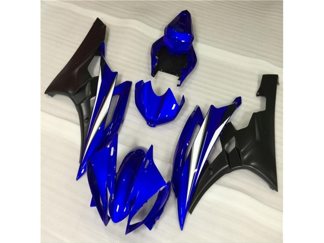 2006-2007 Blue Black YZF R6 Full Motorcycle Fairing Kits