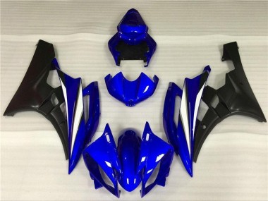 2006-2007 Blue Black YZF R6 Full Motorcycle Fairing Kits