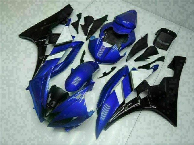 2006-2007 Blue Black YZF R6 Motorcycle Fairing Kits & Plastic