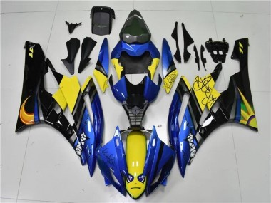 2006-2007 Blue Shark YZF R6 Motorcycle Fairings