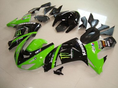 2006-2007 Green Monster ZX10R Motorcycle Fairings