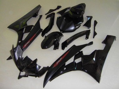 2006-2007 OEM Style Black YZF R6 Motorcycle Fairings