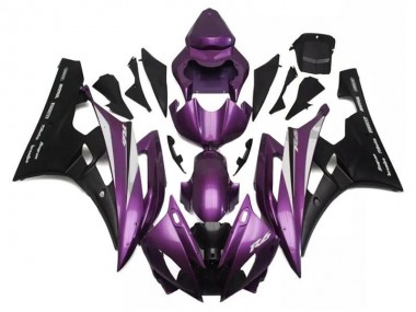 2006-2007 Purple Black YZF R6 Motorcycle Fairings