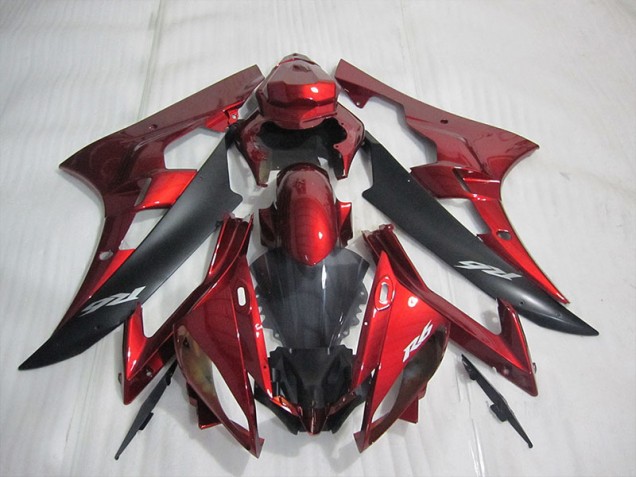 2006-2007 Red YZF R6 Full Motorcycle Fairing Kits