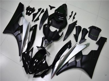 2006-2007 Silver Black YZF R6 Full Motorcycle Fairing Kits