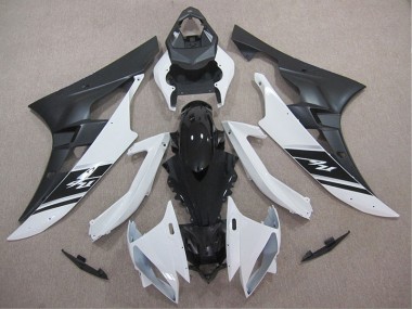 2006-2007 White Black YZF R6 Motorcycle Fairing Kits