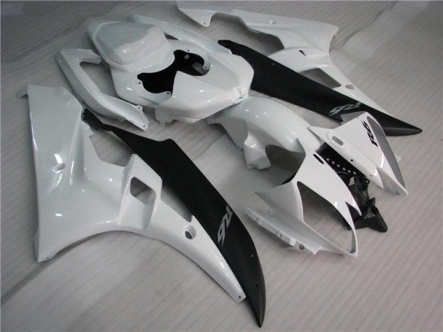 2006-2007 White Black YZF R6 Motorcycle Fairing