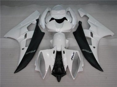 2006-2007 White Black YZF R6 Motorcycle Fairing