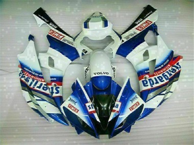 2006-2007 White Blue YZF R6 Motorcycle Fairing