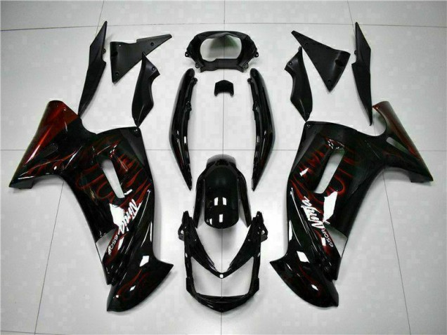 2006-2008 Red Flame EX650 Motorcycle Fairings