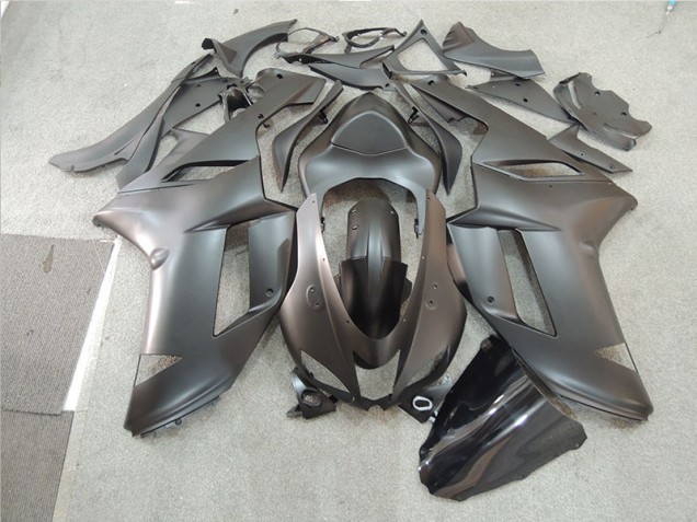 2007-2008 Black ZX6R Motorcycle Fairings