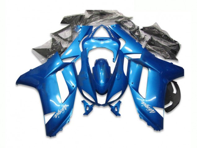 2007-2008 Blue ZX6R Motorcycle Fairings