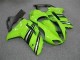 2007-2008 Green Black ZX6R Motorcycle Fairings