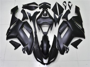 2007-2008 Matte Black ZX6R Motorcycle Fairings