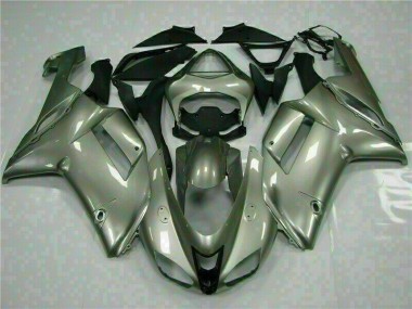 2007-2008 Silver ZX6R Motorcycle Fairings