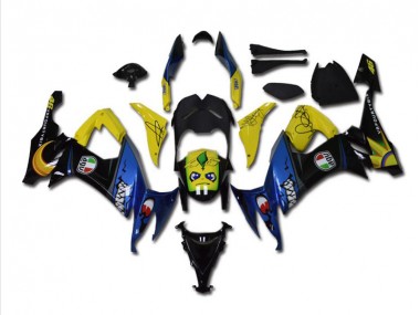 2008-2010 Blue Shark ZX10R Motorcycle Fairings