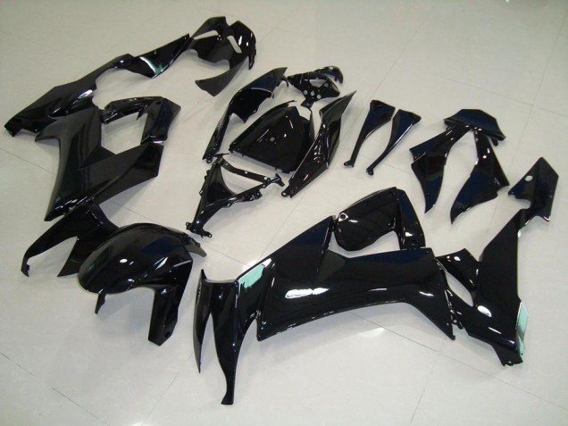 2008-2010 Glossy Black ZX10R Motorcycle Fairings