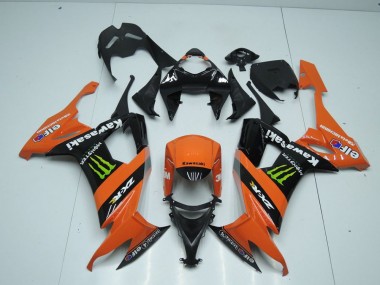 2008-2010 Orange Monster ZX10R Motorcycle Fairings