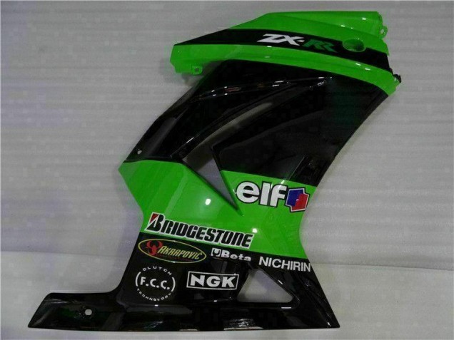 2008-2012 Black Green EX250 Motorcycle Bodywork