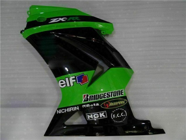 2008-2012 Black Green EX250 Motorcycle Bodywork