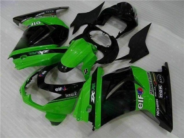 2008-2012 Black Green EX250 Motorcycle Bodywork