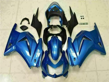 2008-2012 Blue Black White Ninja EX250 Motorcycle Fairings