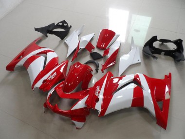 2008-2012 Red White ZX250R Motorcycle Fairings