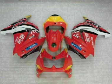 2008-2012 Red Yellow EX250 Motorcycle Fairings