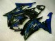 2008-2016 Blue Flame Black YZF R6 Motorcycle Fairings