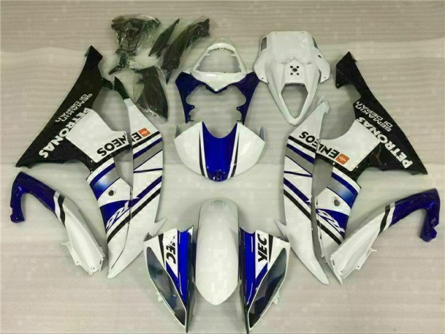 2008-2016 Blue White Blue White ENEOS YZF R6 Motorcycle Fairing