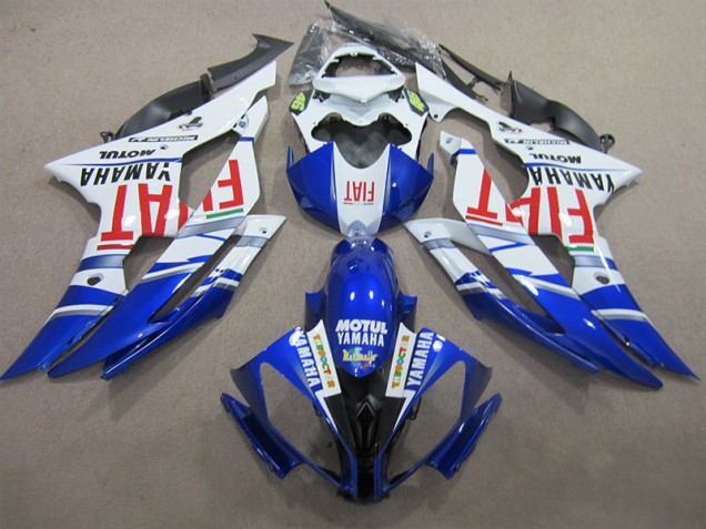 2008-2016 Blue White Motul Red Fiat YZF R6 Motorcycle Fairings