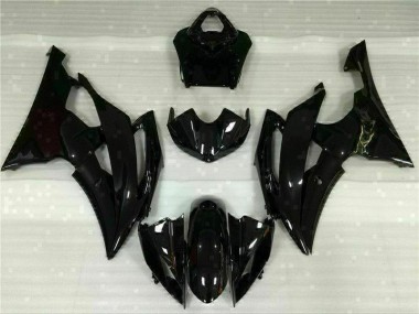 2008-2016 Glossy Black YZF R6 Motorcycle Fairings