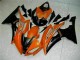 2008-2016 Orange Black YZF R6 Motorcycle Fairings