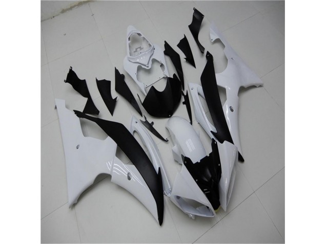 2008-2016 White Black YZF R6 Motorcycle Fairing & Bodywork