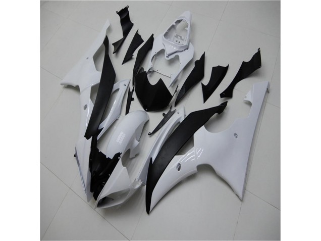 2008-2016 White Black YZF R6 Motorcycle Fairing & Bodywork