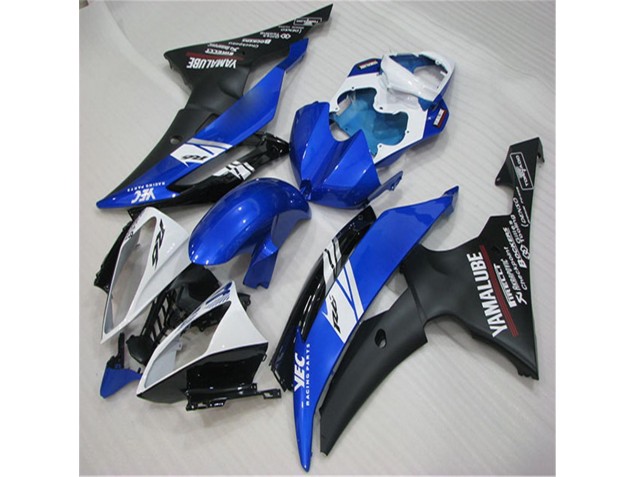 2008-2016 White Blue Black YZF R6 Motorcycle Fairings