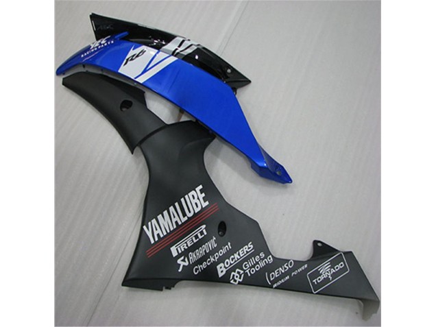 2008-2016 White Blue Black YZF R6 Motorcycle Fairings