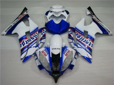 2008-2016 White Blue Sterilgarda Volvo YZF R6 Motorcycle Fairings