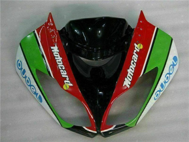 2009-2012 Black Red Green Motocard ZX6R Motorcycle Fairings