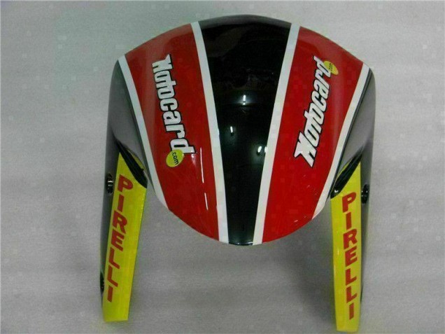 2009-2012 Black Red Green Motocard ZX6R Motorcycle Fairings