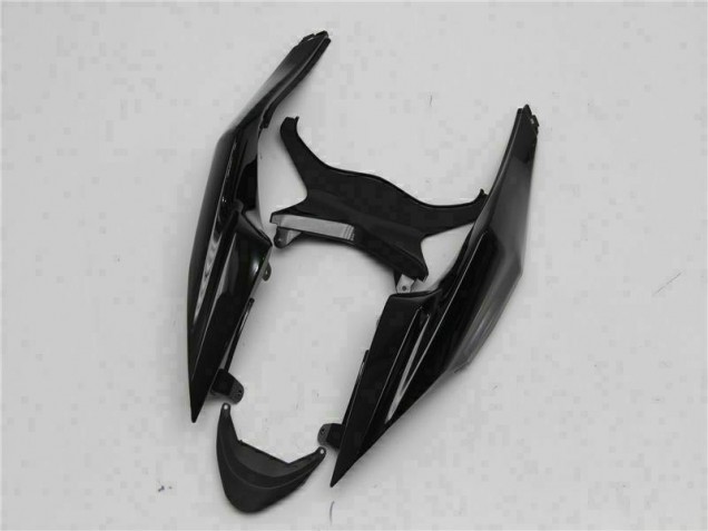 2009-2012 Black White ZX6R Motorcycle Fairings