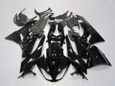 2009-2012 Black ZX6R Motorcycle Fairings