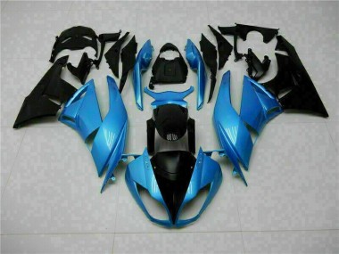 2009-2012 Blue Black ZX6R Motorcycle Fairings