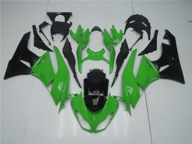 2009-2012 Green Black ZX6R Motorcycle Bodywork